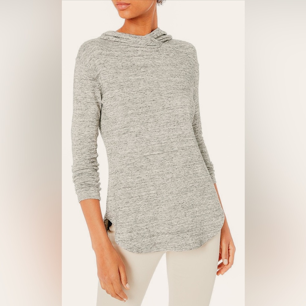 Terry Long-Sleeve Hooded Pullover